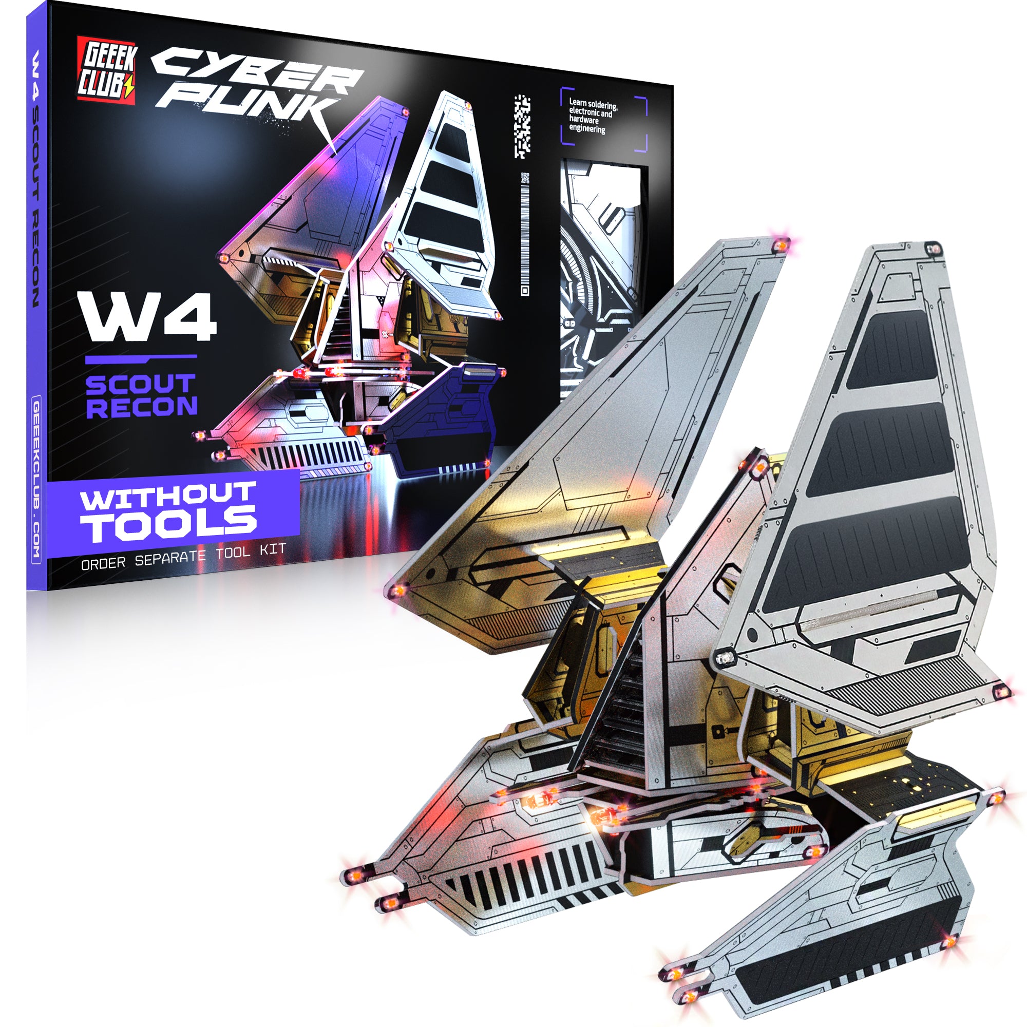模型製作用品 Geeek Club W4 SCOUT RECON + TOOLKIT Cyberpunk – geekclub