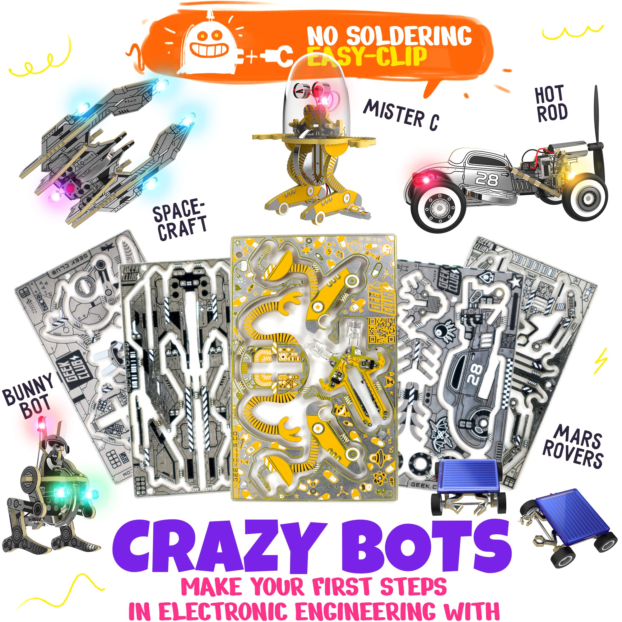FIVE SKILLS CRAZY BOTS