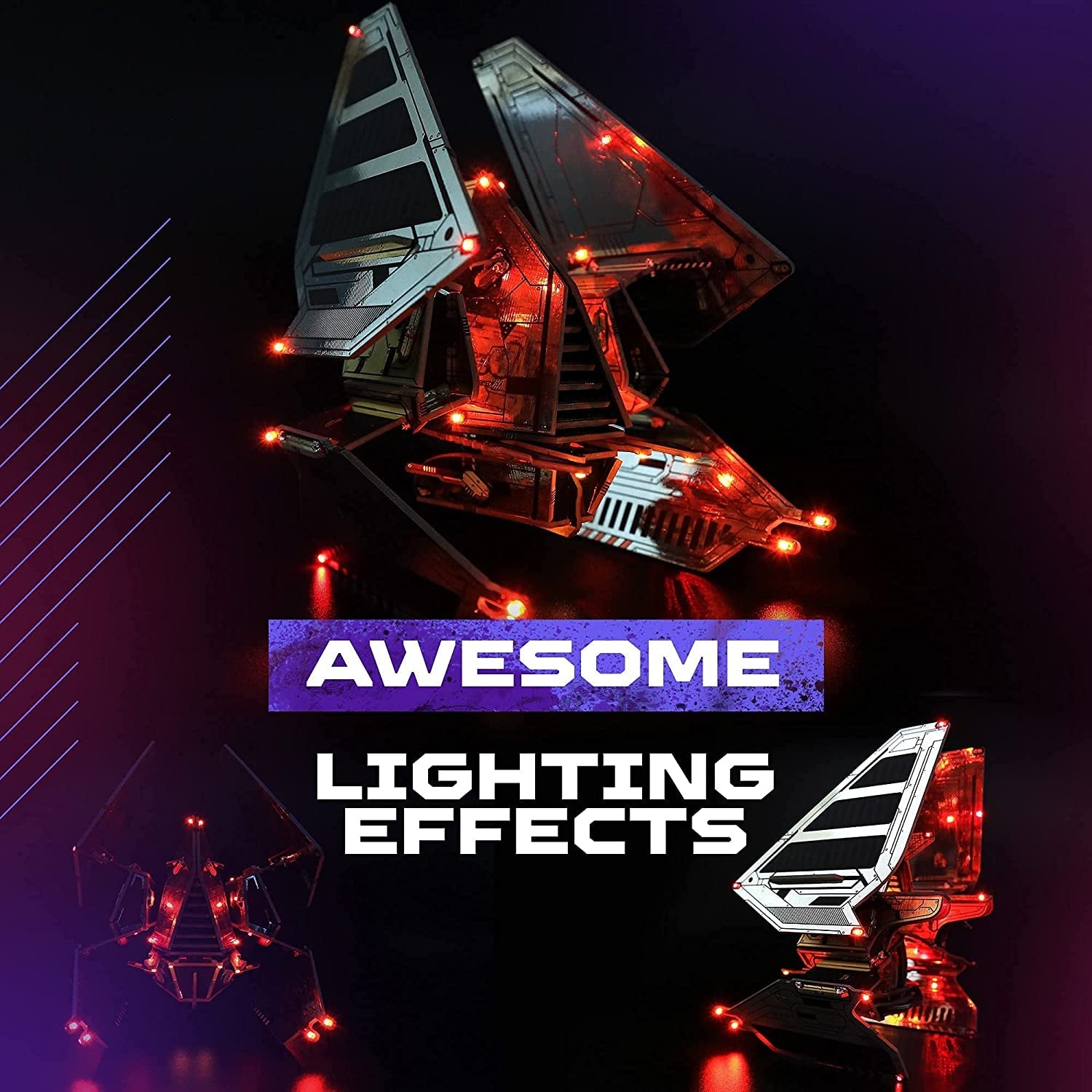 Robot Building Kit - W4 Scout Recon - DIY STEM Science Toys for Kids - Educational Robotics Kit - Printed Circuit Board Set - Build Your Own Robotic Spaceship Kits - Engineering Toy Gift