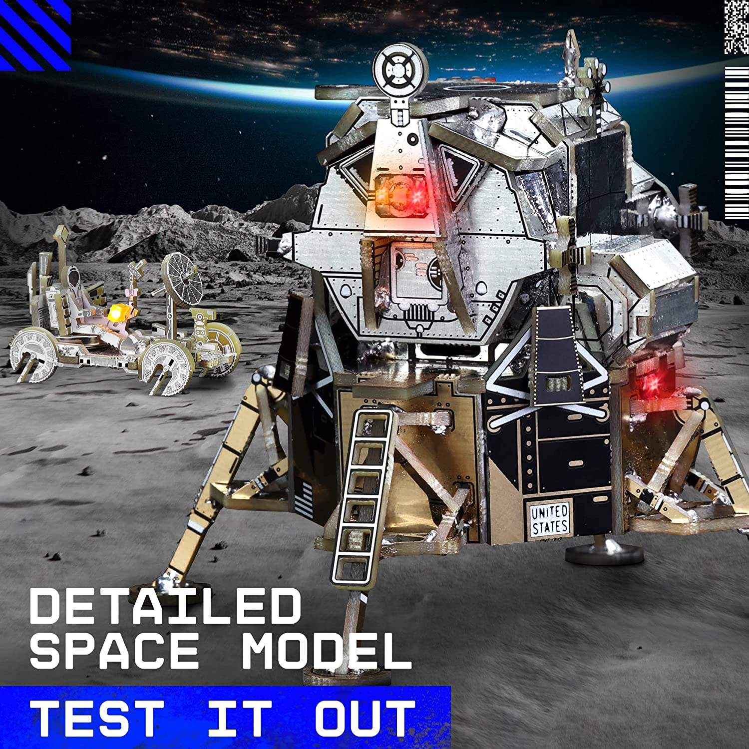 build a model planetary lander with micro:bit and an... Lunar Lander Model Kit