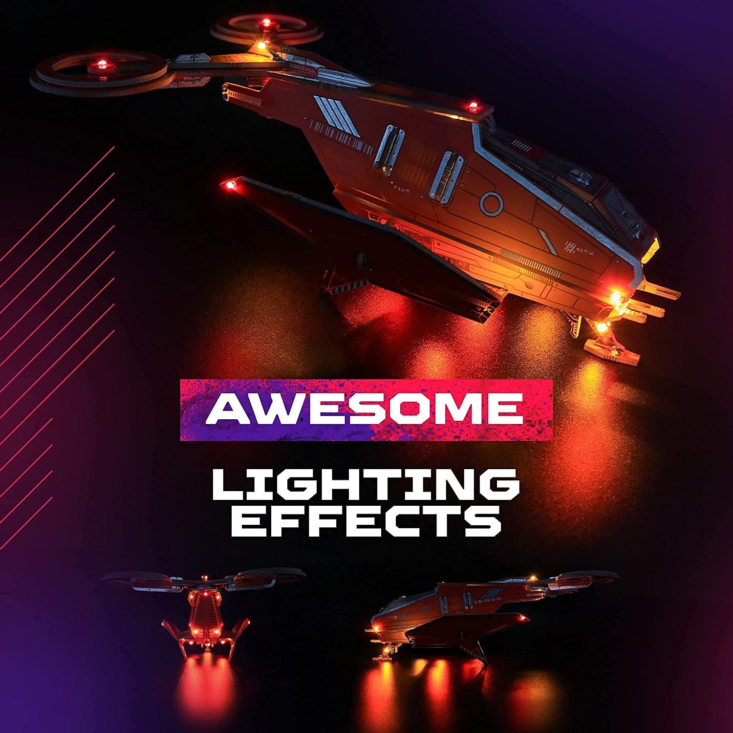 DIY Robot Building Kit - 3RT Cyber Copter - Educational Robotics Kits for Kids - Science Kid STEM Toys - Printed Circuit Board Set - Build Your Own Robotic Helicopter - Engineering Toy Kit