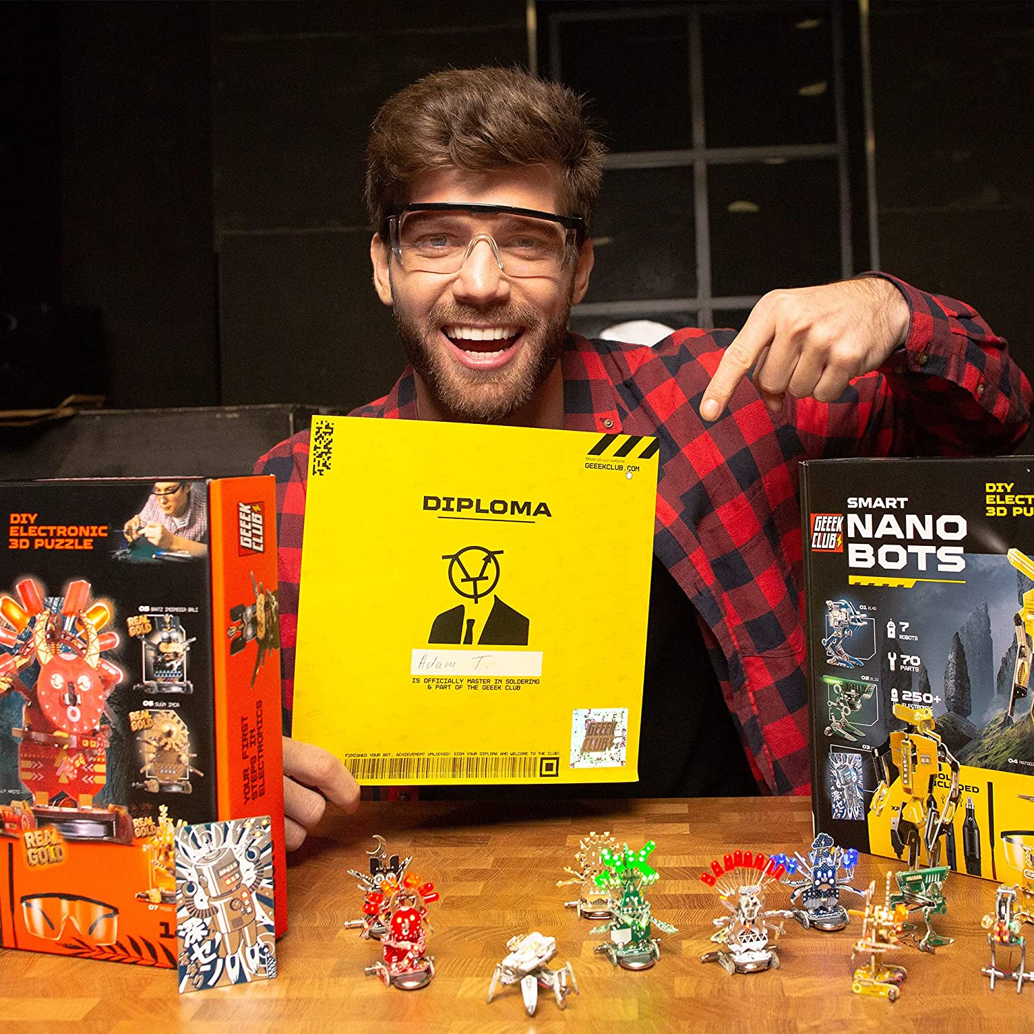 Robot Building Kit for Kids - Magic Voodoo Bots with Tools - Robotics STEM Construction Set - Smart Build Your Own Robot Kit for Adults - Kid Robotic Toys - DIY Science Engineering Kits