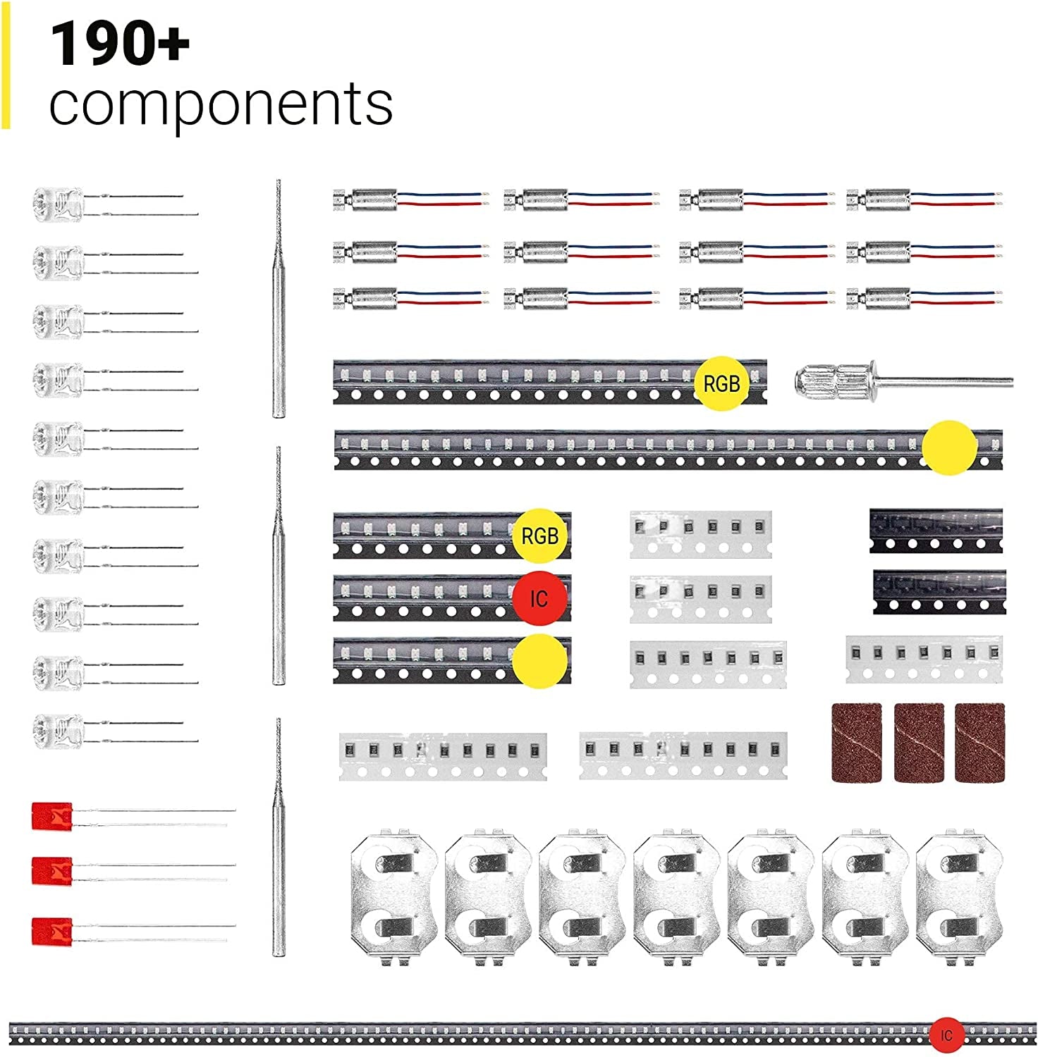 Robot Building Kit for Kids and Adults - Smart Nano Bots STEM Robotics Kits - Educational DIY Build Your Own Robot Set - Circuit Board Engineering Robotic Kid Science Toys (No Tools)